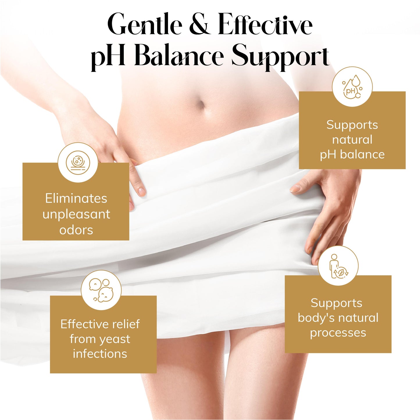 Boric acid suppositories for feminine pH support